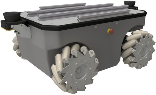 Neobotix MPO-500 omnidirectional mobile robot with Mecanum wheels